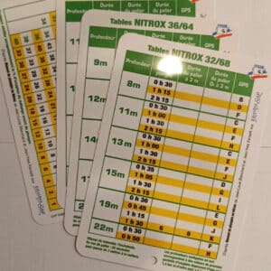 Tables Nitrox immergeables